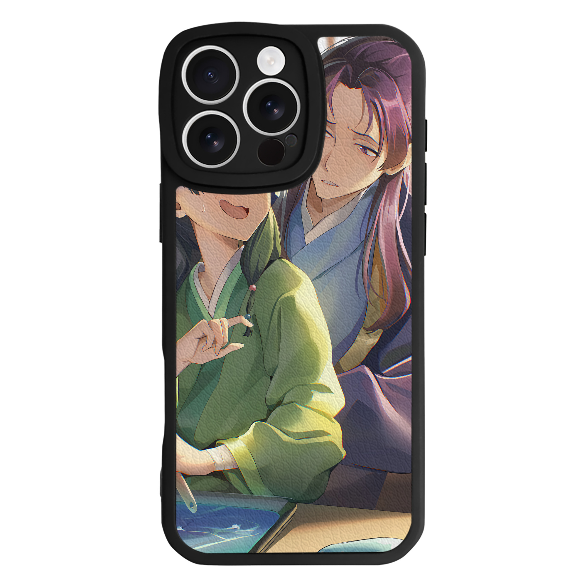 （画像用） 薬屋のひとりごと The Apothecary Diaries 【iPhone 16シリーズ対応】シリコンスマホケース（レザー調） 材質：シリコン